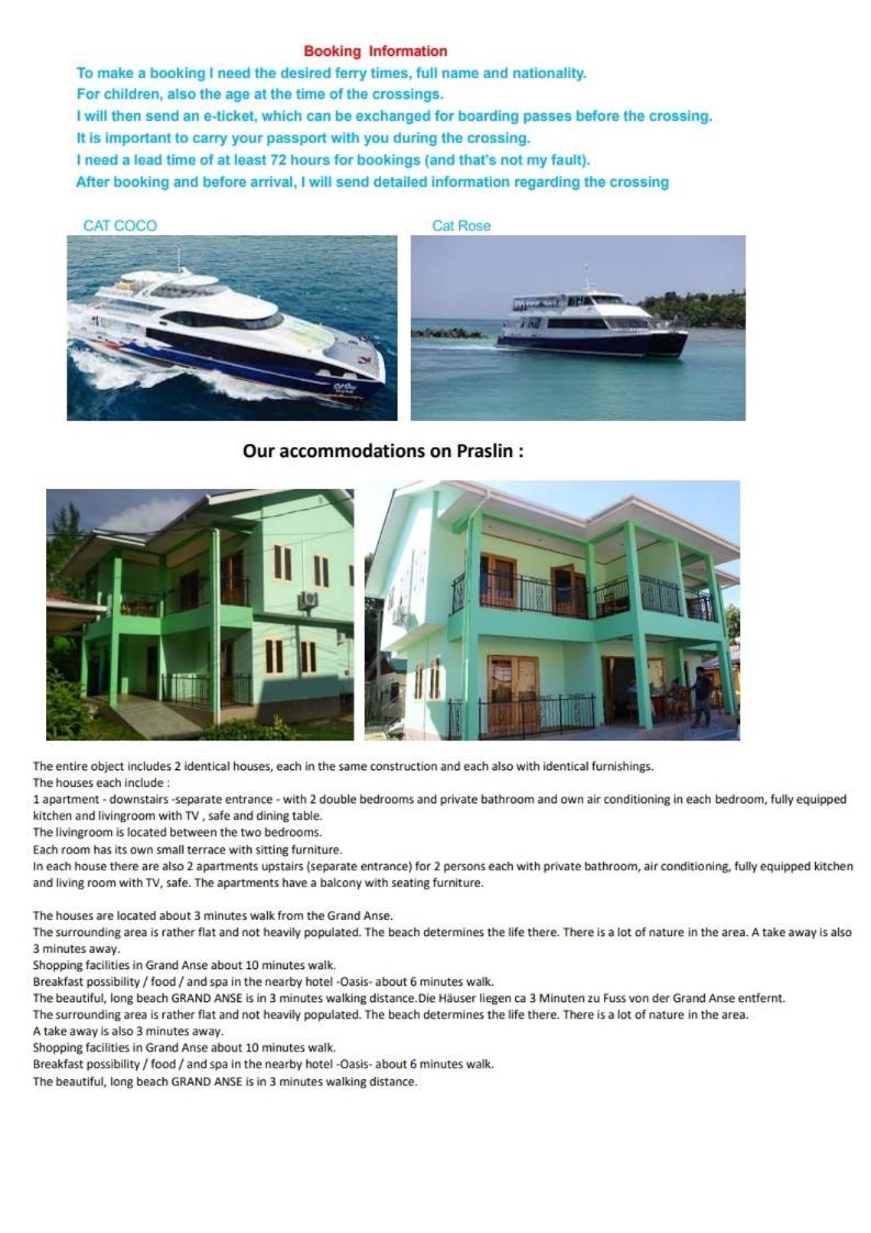 La Batie selfcatering Apartment Beau Vallon  Esterno foto